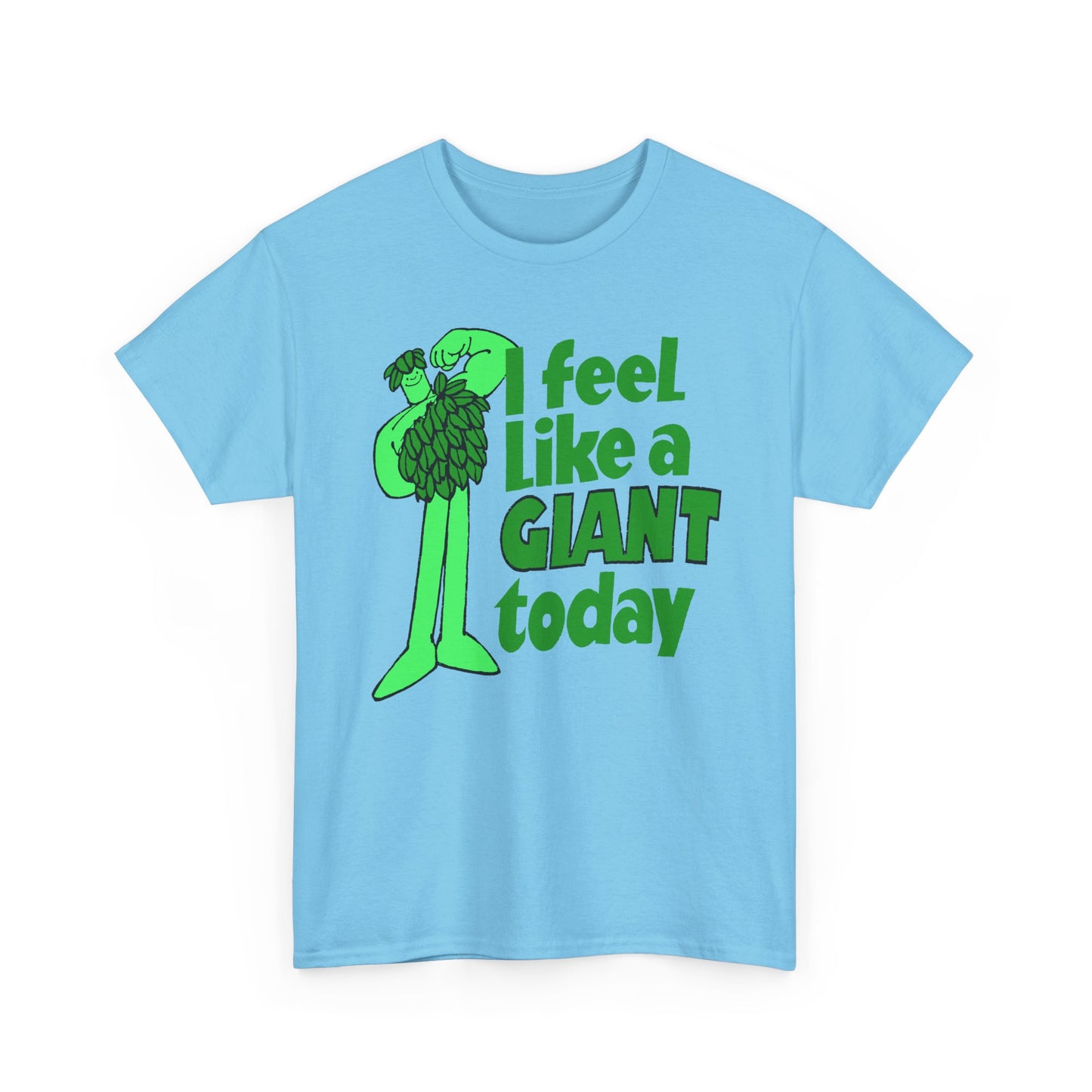 vintage green giant i feel like a giant today tshirt