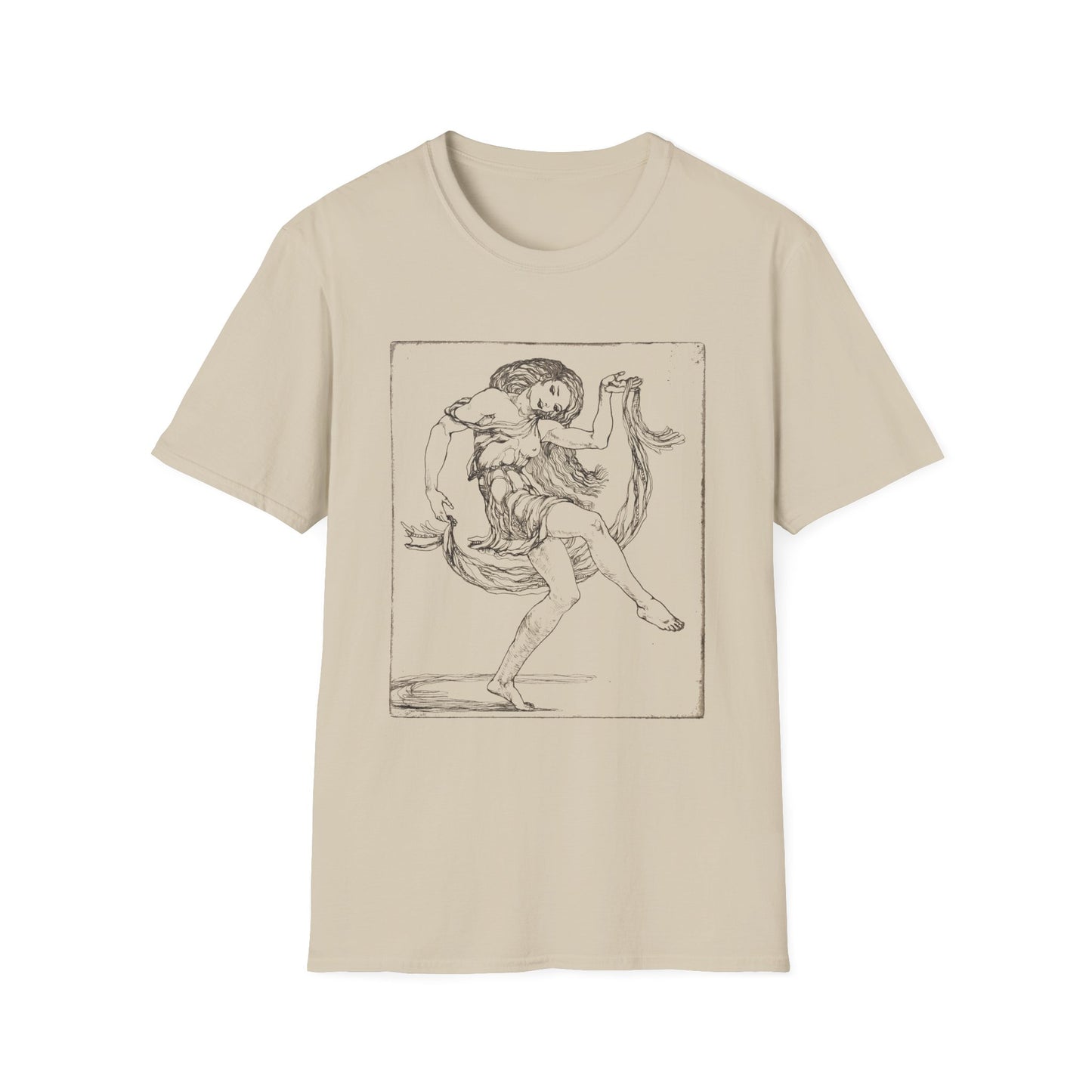 1934 etching legato by  cleo damianakes tshirt