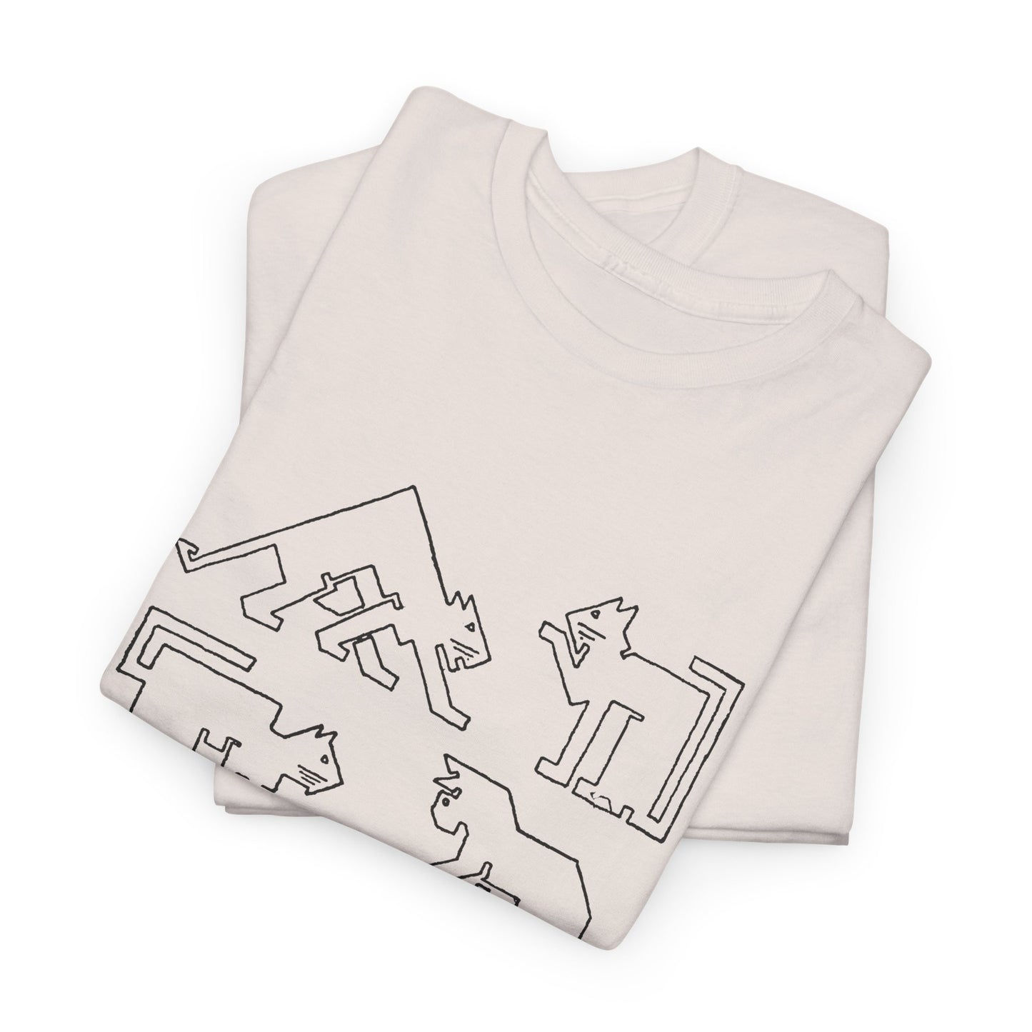 1910 ernest allen batchelder draw a cat using only straight lines reproduction tshirt