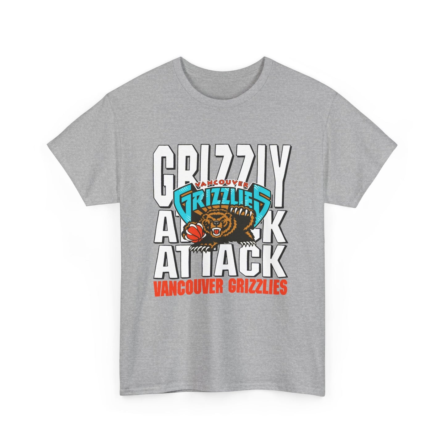 vintage vancouver grizzlies reproduction tshirt