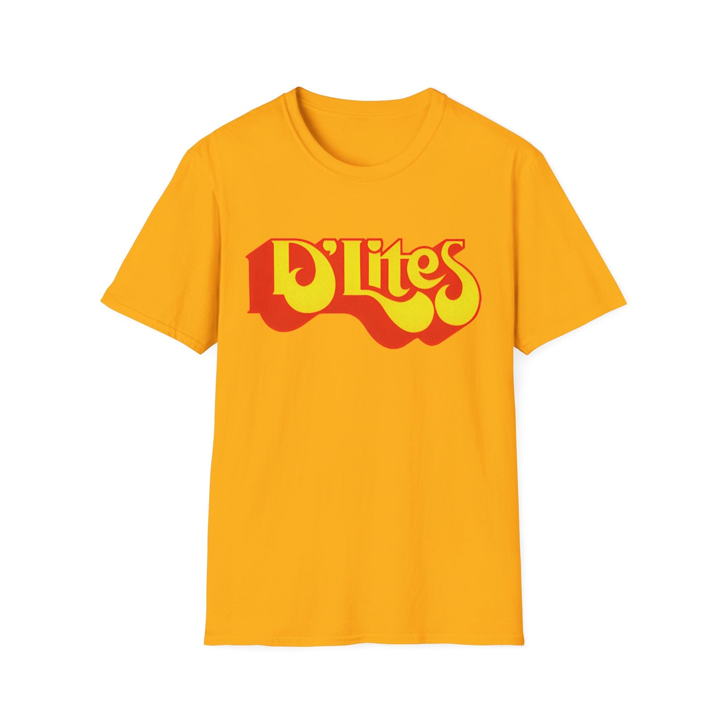 vintage defunct d lites healthy fast food logo tshirt