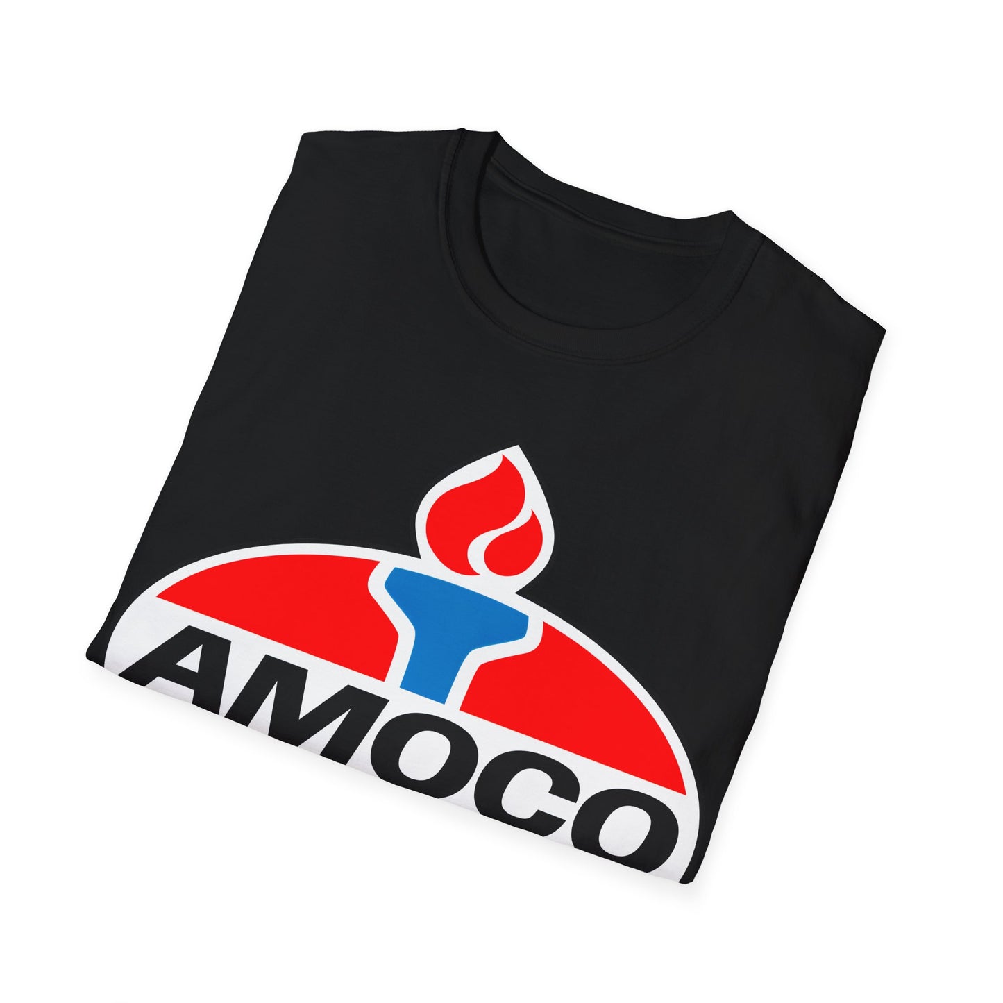 amoco oil company logo tshirt