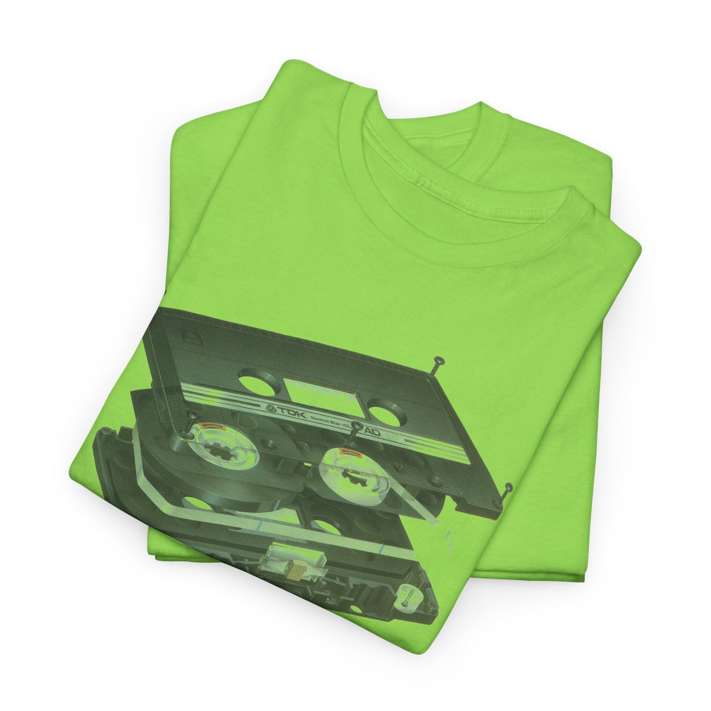 exploded view cassette tape hisashi saito 1980 airbrush graphic tshirt