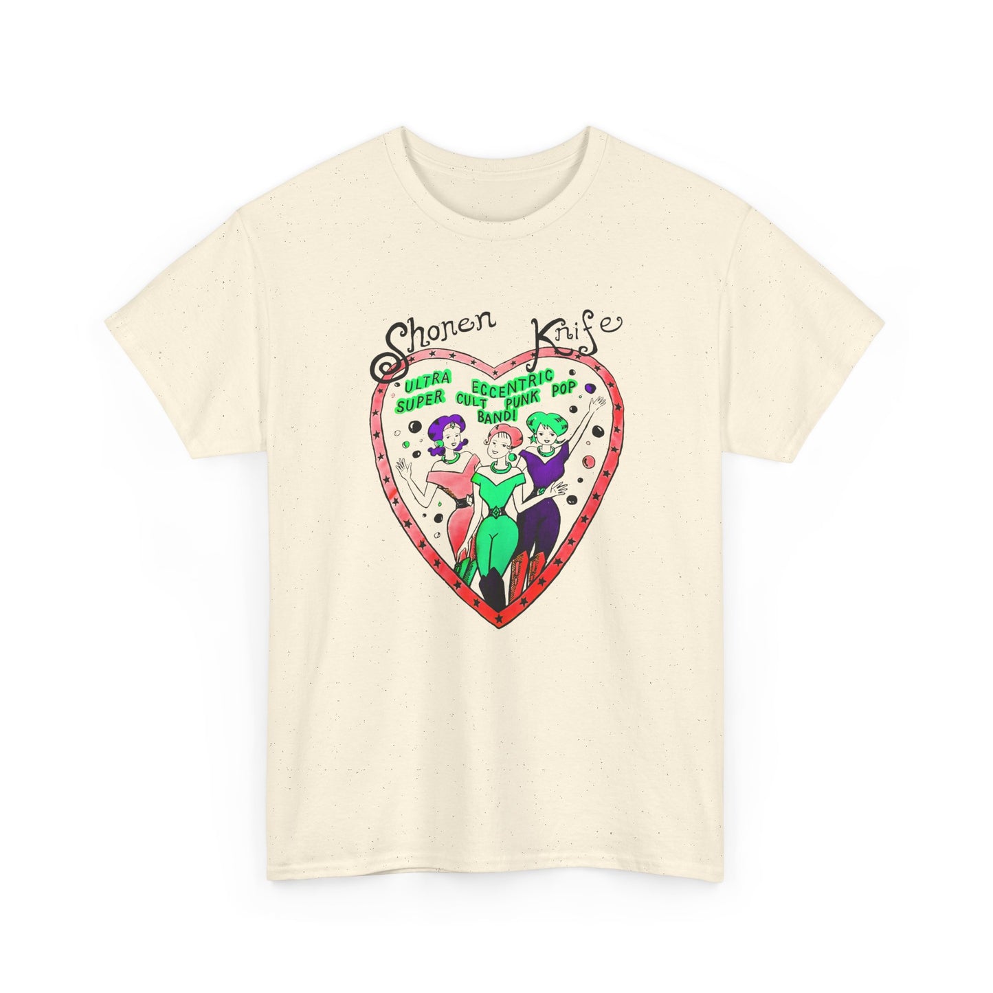 1990s vintage shonen knife reproduction edit tshirt