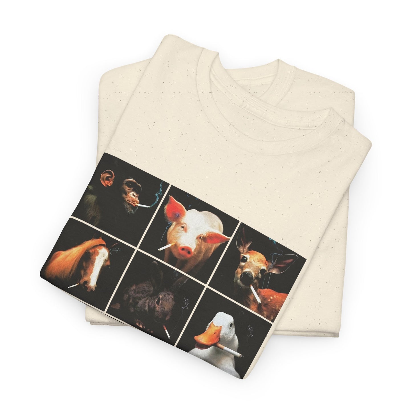 1990s anti smoking campaign poster it looks just as stupid when you do it no words reproduction tshirt