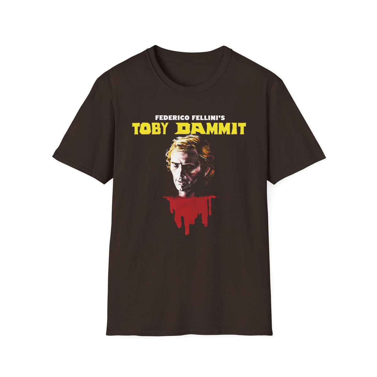 1968 toby dammit film poster tshirt