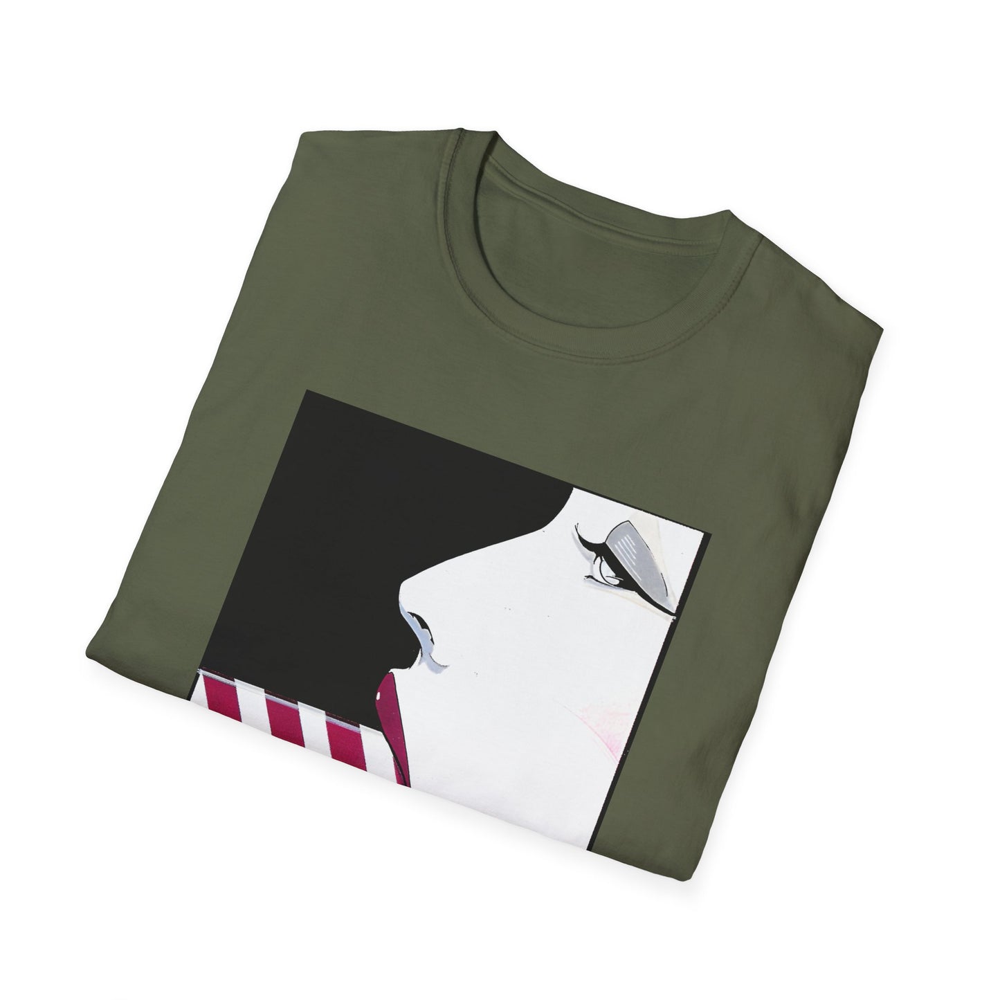 patrick nagel candy cane tshirt