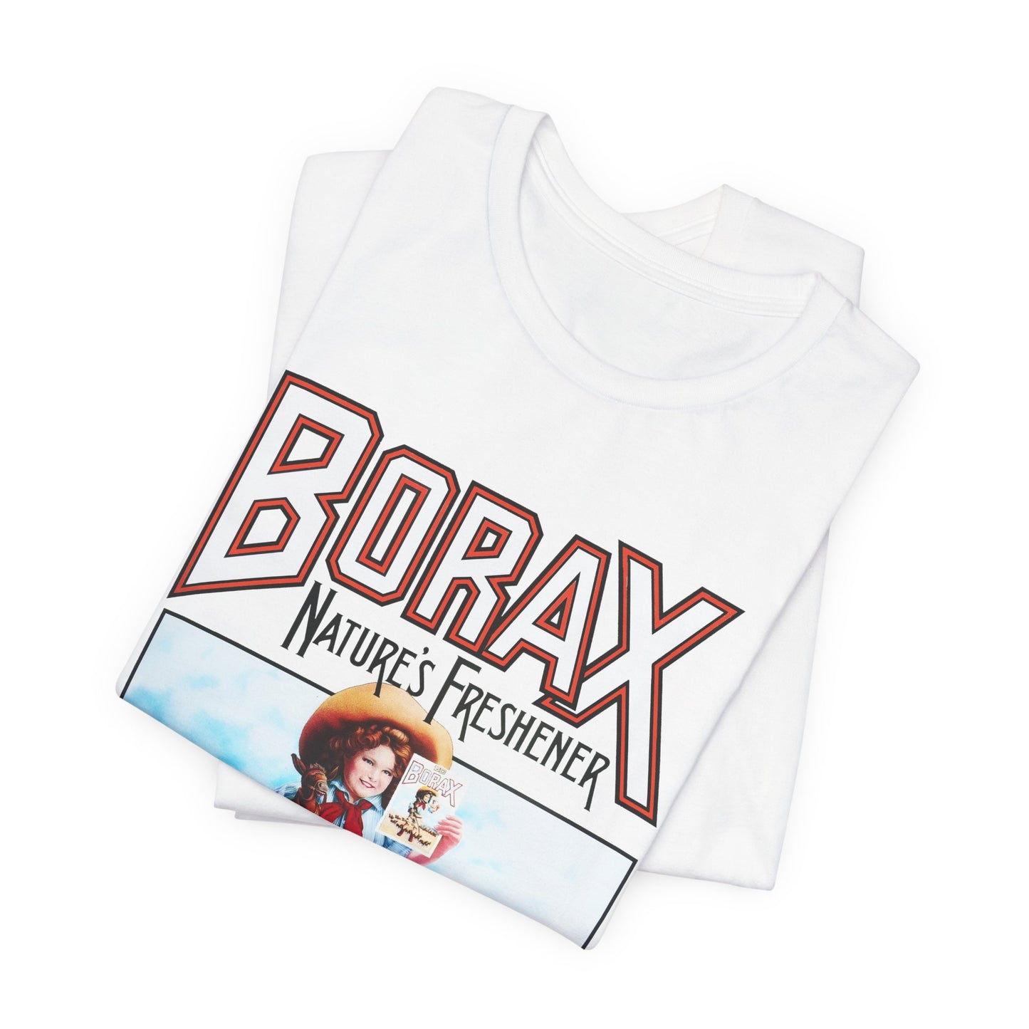 borax nature''s freshener 20 mule team detergent classic logo tshirt