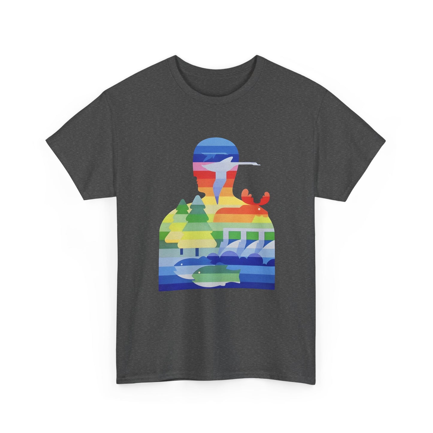 1970s environment and climate change canada graphic reproduction tshirt