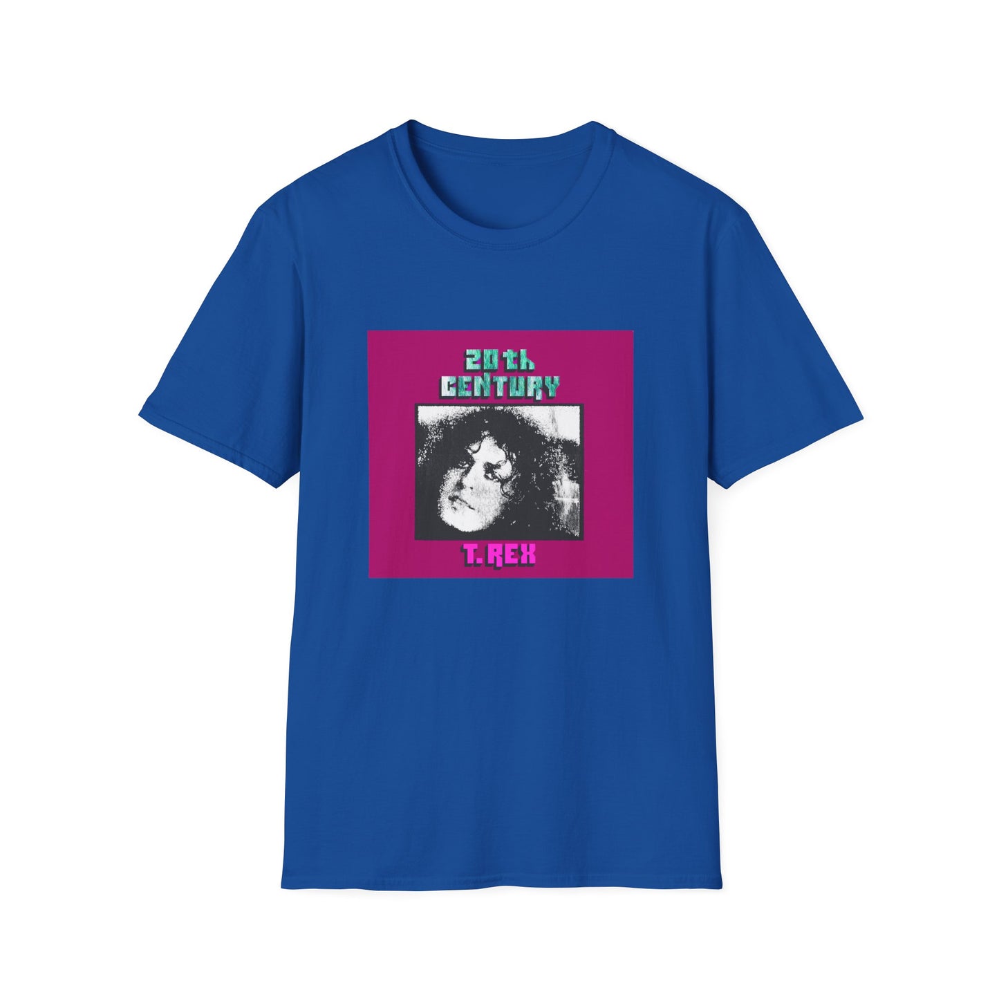 t. rex 1973 20th century alternate colour album tshirt