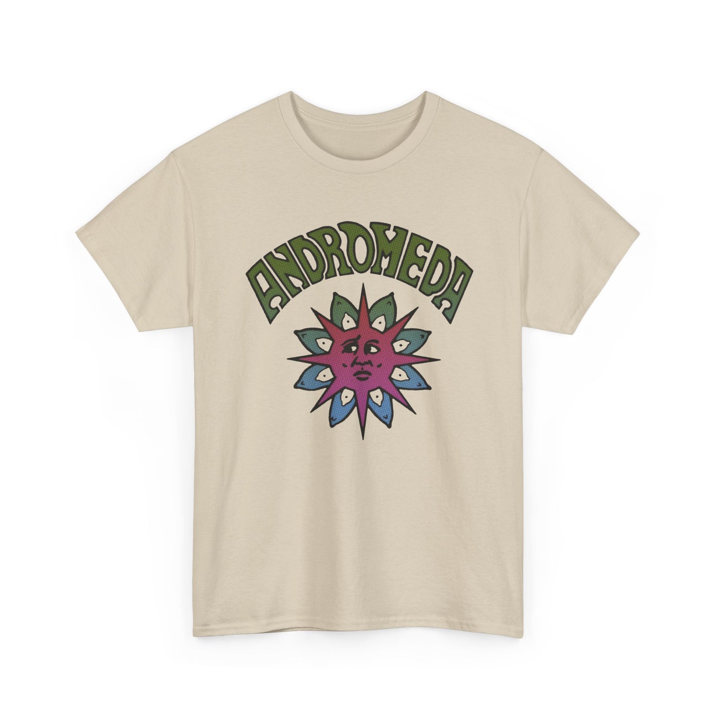 1960s english psychedelic band andromeda fan art tshirt