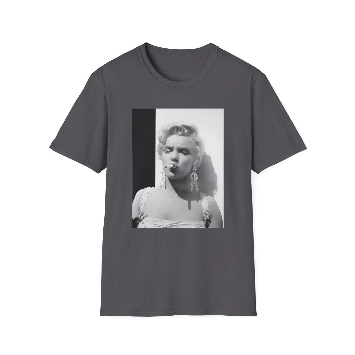 marilyn monroe smoking a cigarette tshirt