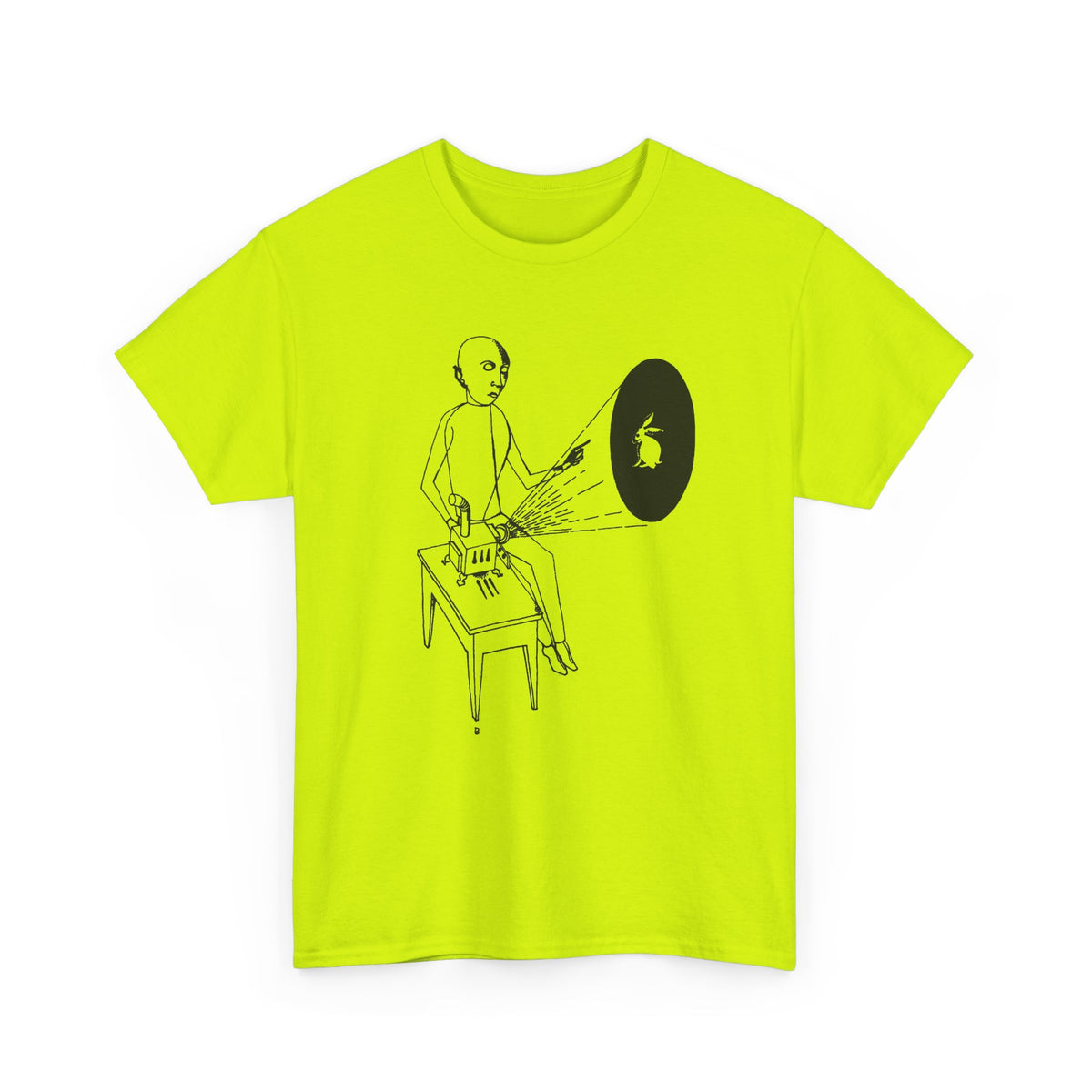 1927 laterna magica ink illustration by gottfried brockmann tshirt