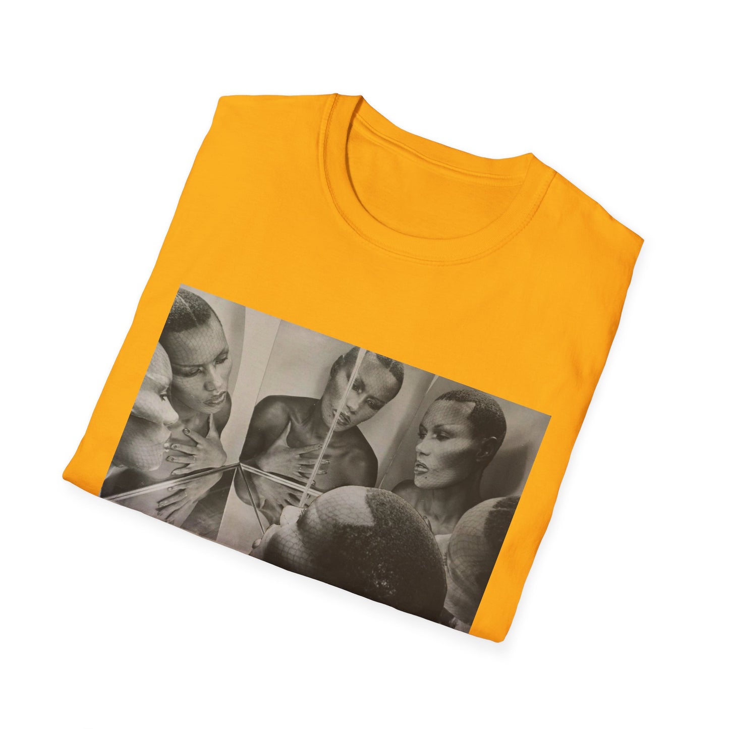 grace jones mirror gatefold for 1979 album muse tshirt