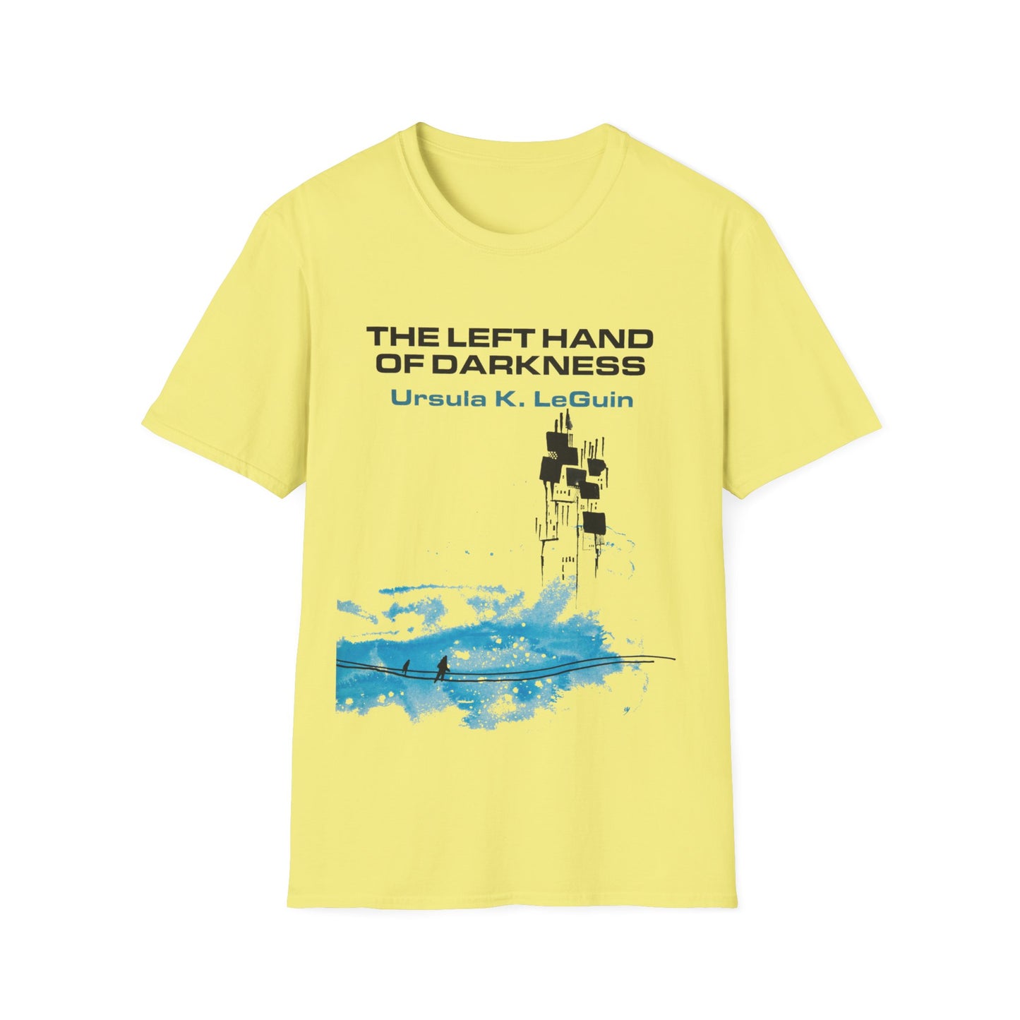 1969 book the left hand of darkness by ursula k le guin book cover tshirt