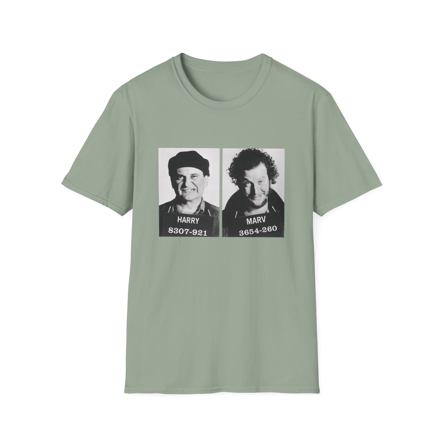 harry and marv mugshot christmas tshirt