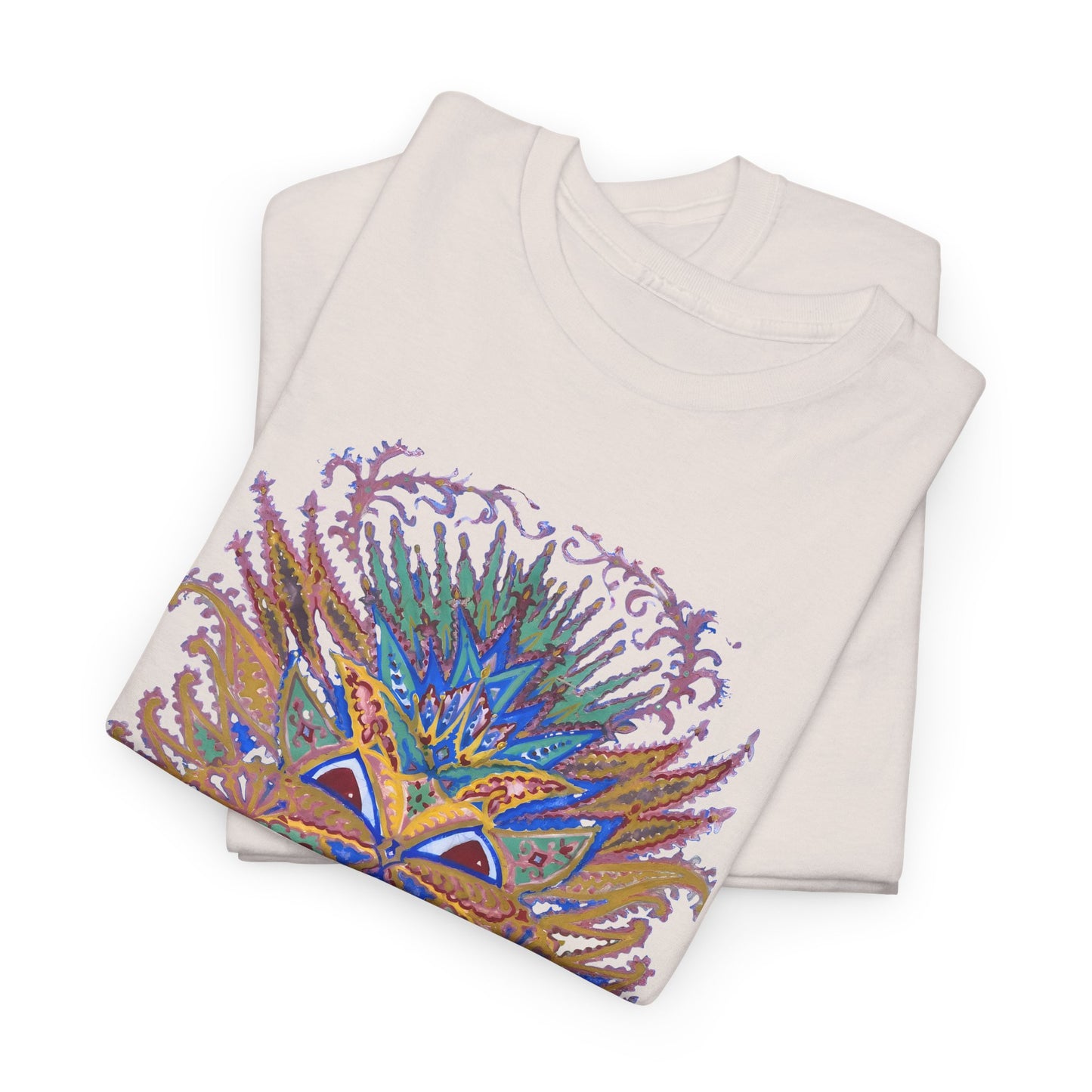 early 1900's louis wain anthropomorphized cat painting psychedelic cat design tshirt