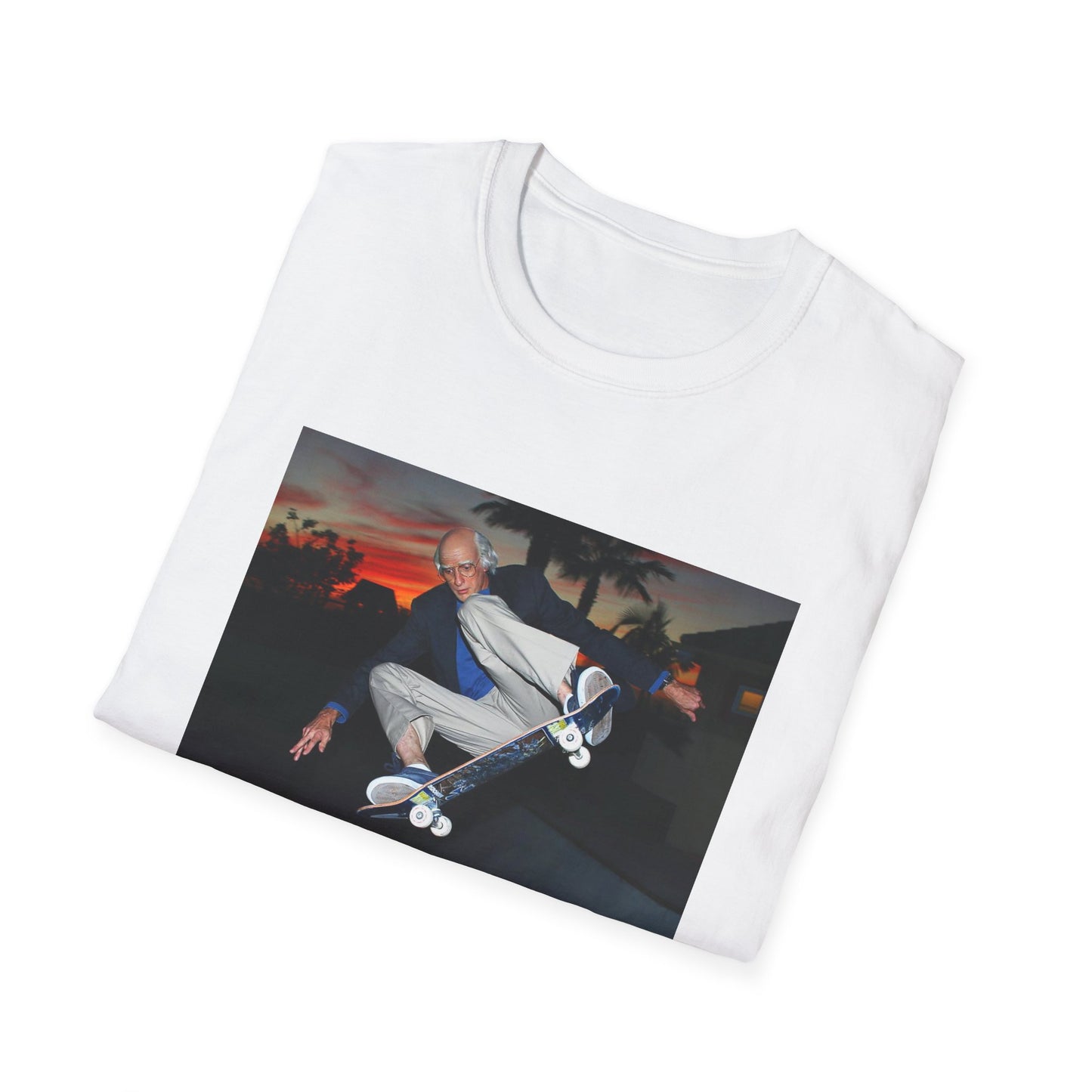 tony hawk as larry david photo tshirt
