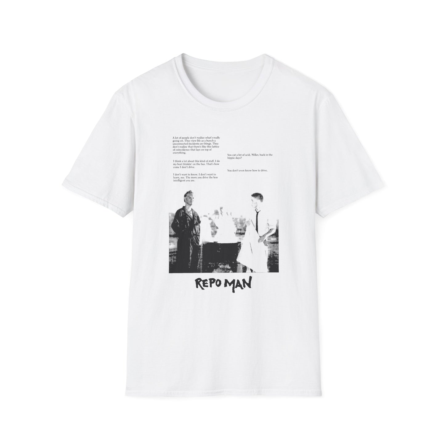 repo man otto and miller movie clip tshirt