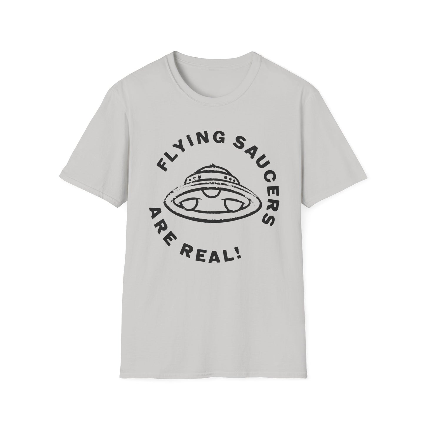 flying saucers are real! vintage style image tshirt