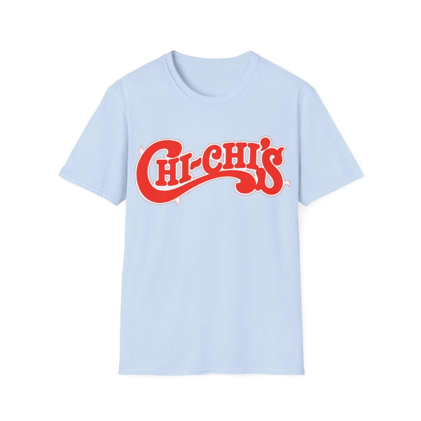 vintage defunct chi chi's fast food logo tshirt