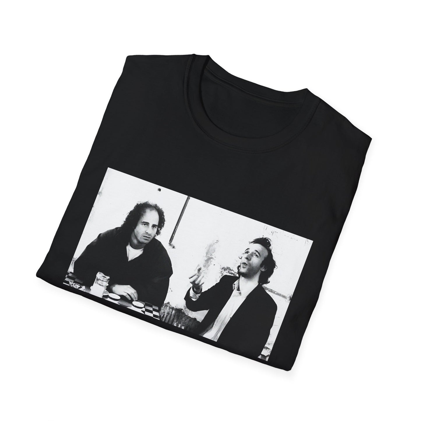 steven wright and roberto benigni from coffee and cigarettes tshirt