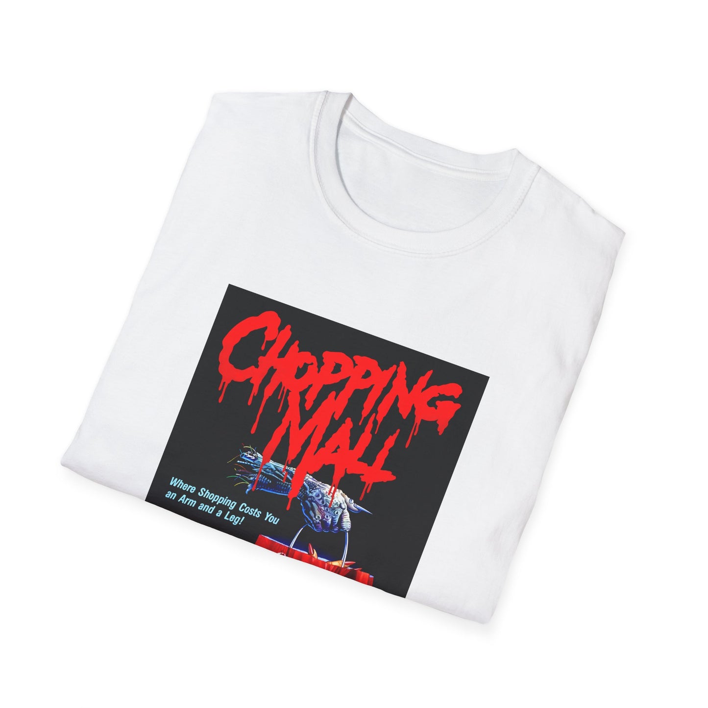 chopping mall 1986 poster colored tshirt