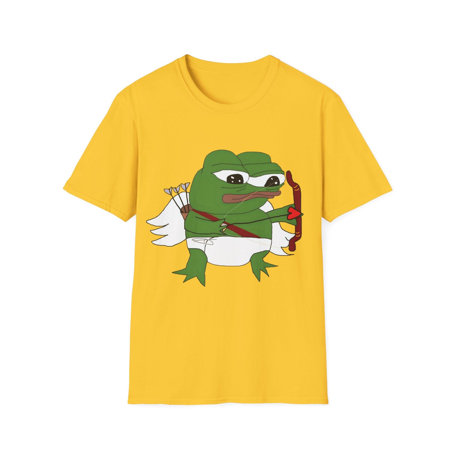 cupid pepe valentine's day tshirt