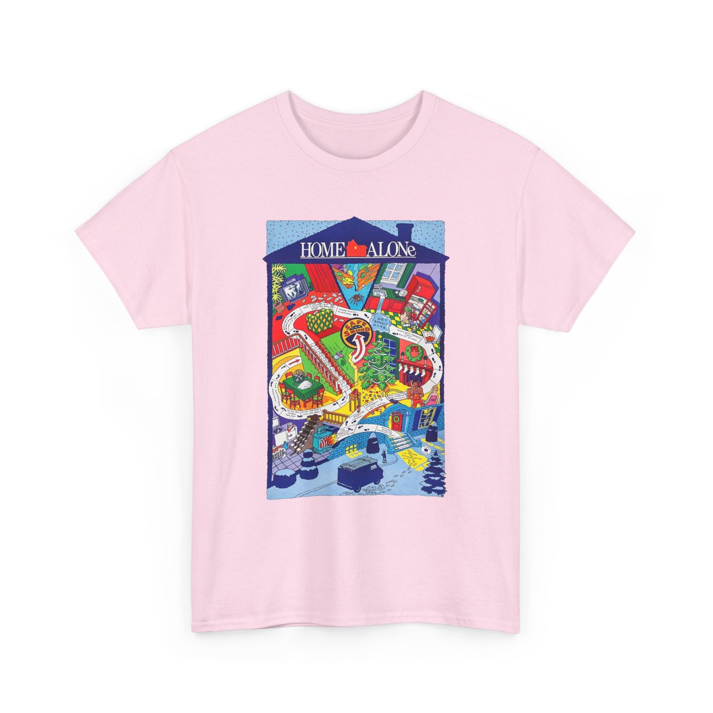 1990 home alone battle plan poster tshirt