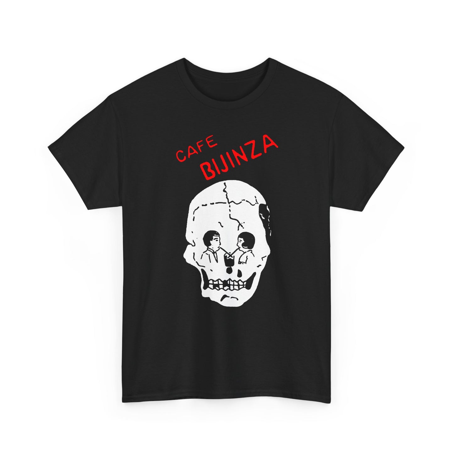 vintage japanese matchbox art cafe bijinza reproduction tshirt