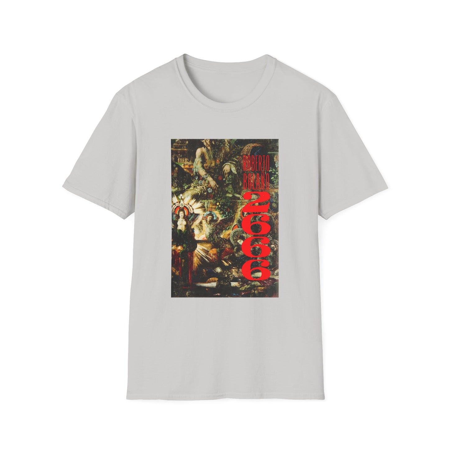 roberto bolano 2666 book cover tshirt