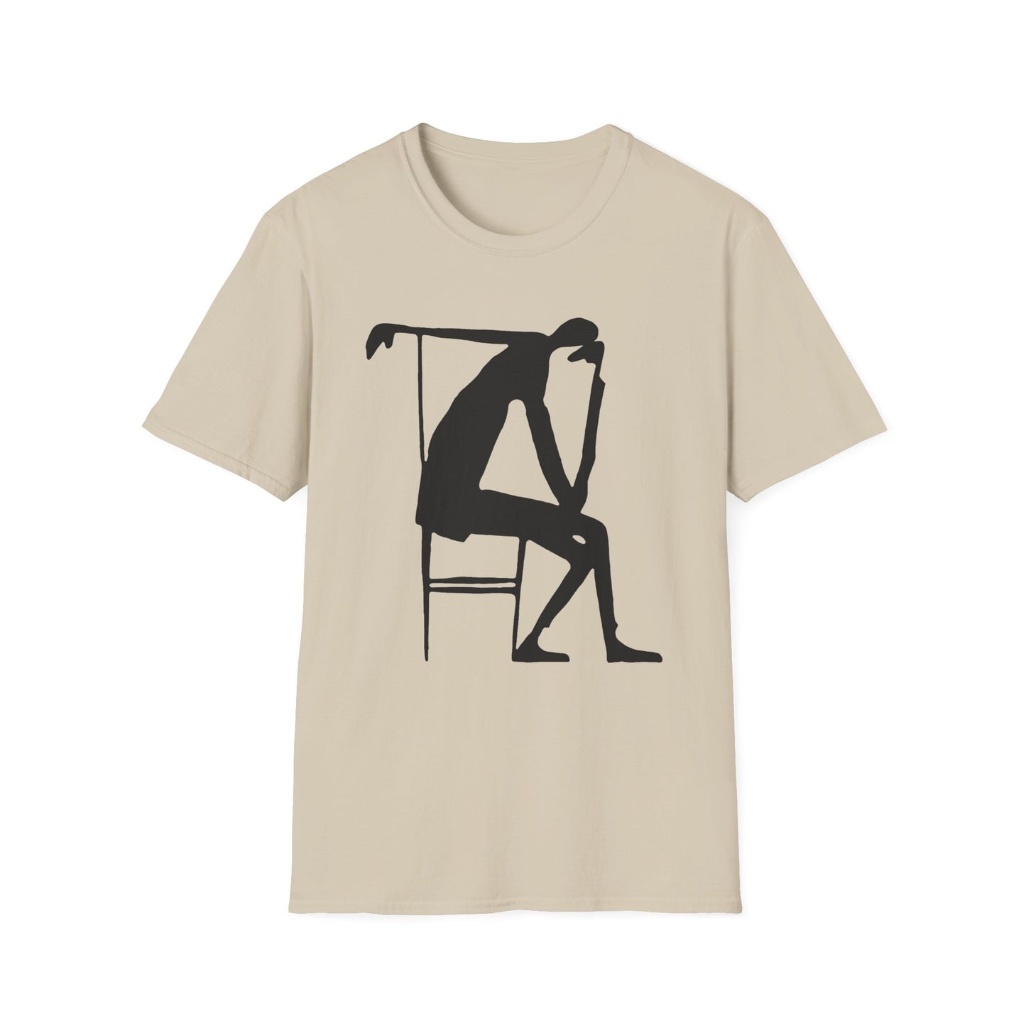early 1900s sketch india ink on paper by franz kafka the thinker tshirt