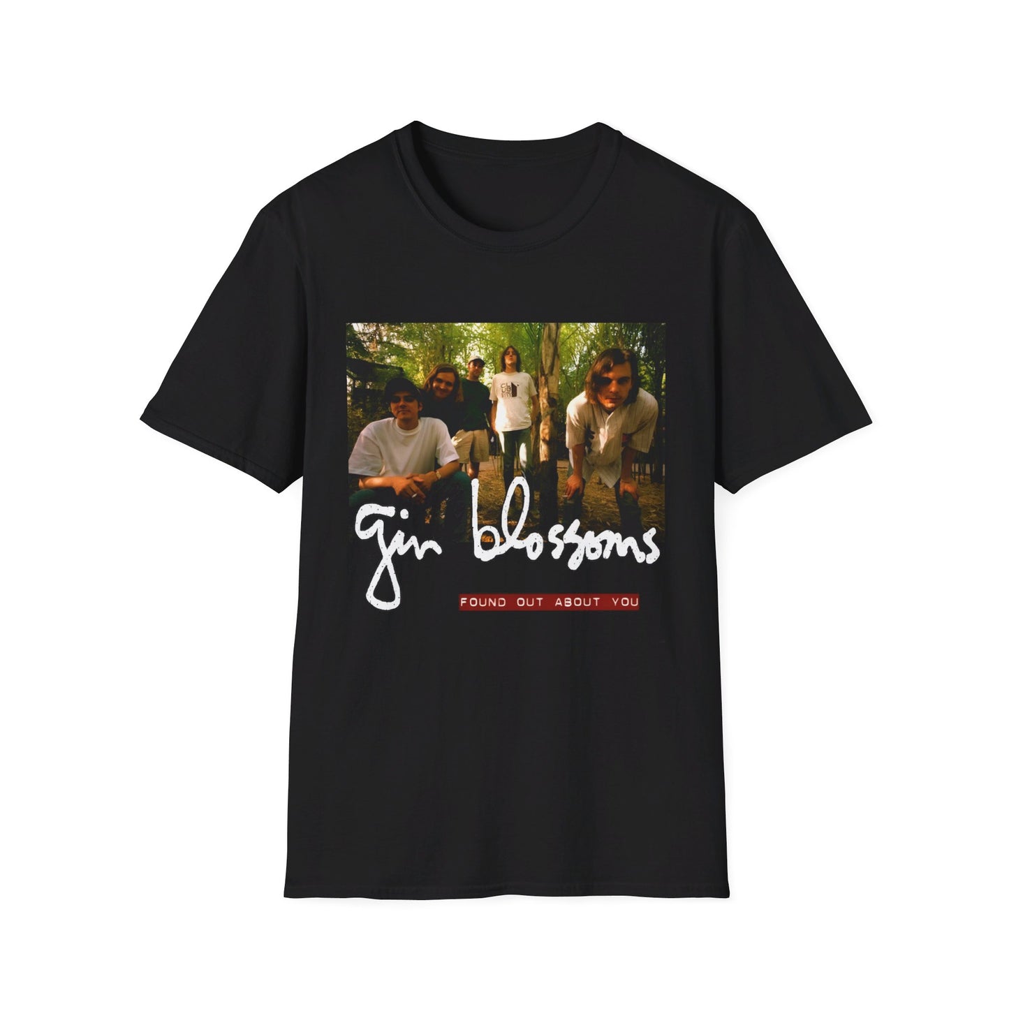 gin blossoms 1989 found out about you single tshirt