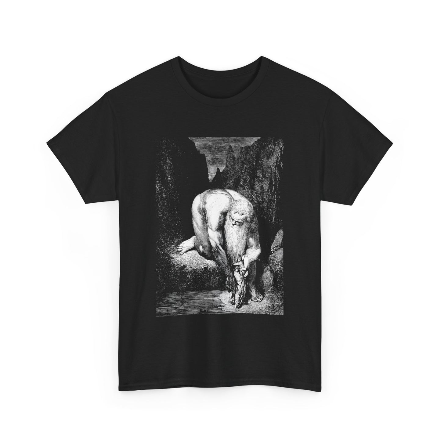 1861 dante alighieri’s inferno illustration by gustave dore tshirt