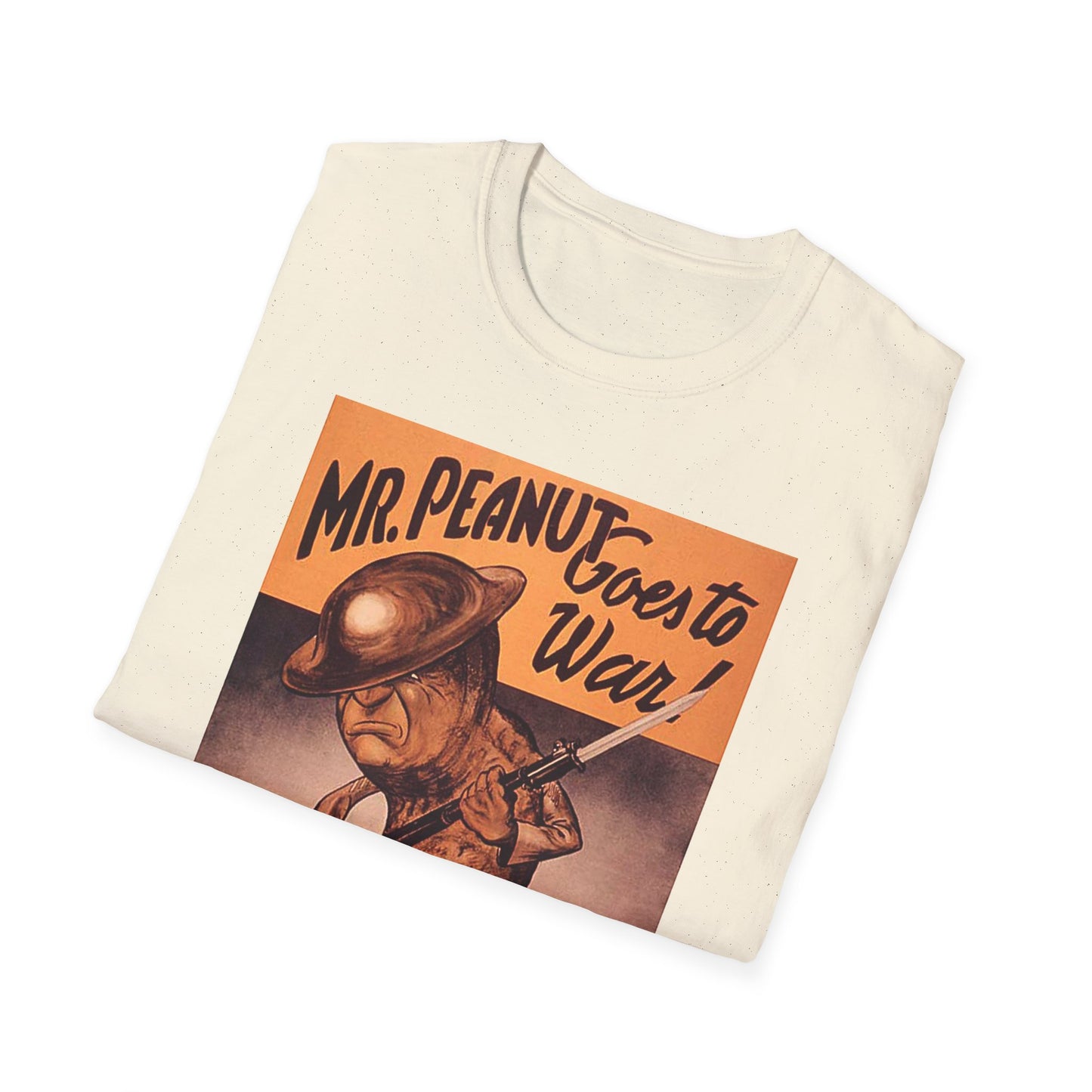 1942 mr. peanut goes to war tshirt from the united states department of agriculture war boards