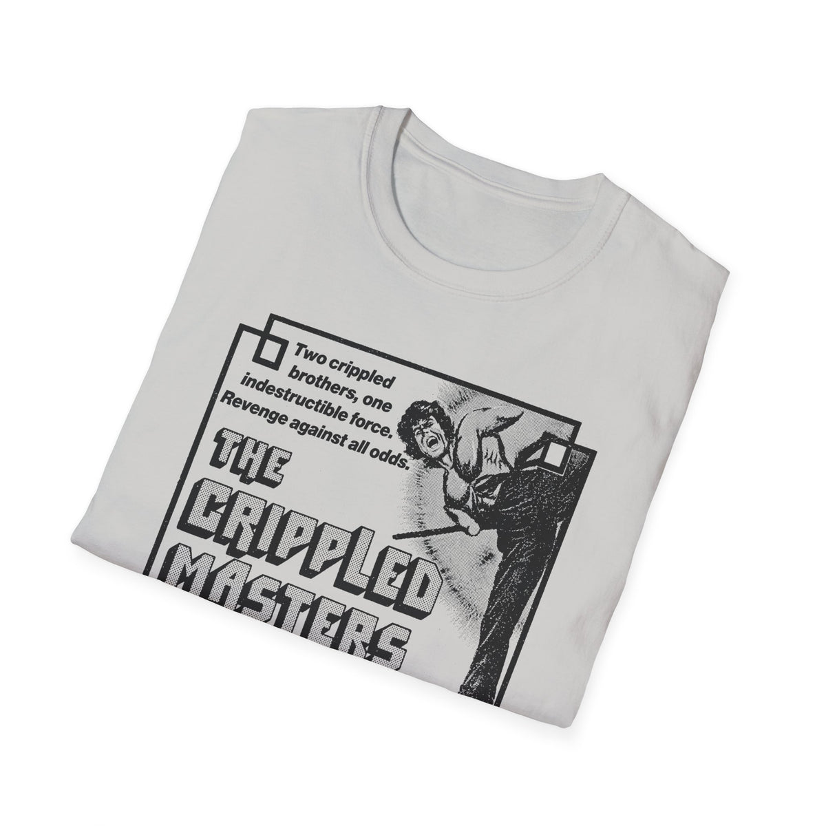 1979 hong kong martial arts film the crippled masters newspaper advertisement tshirt