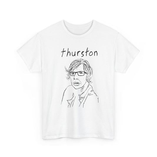 original drawing thurston moore with name tshirt