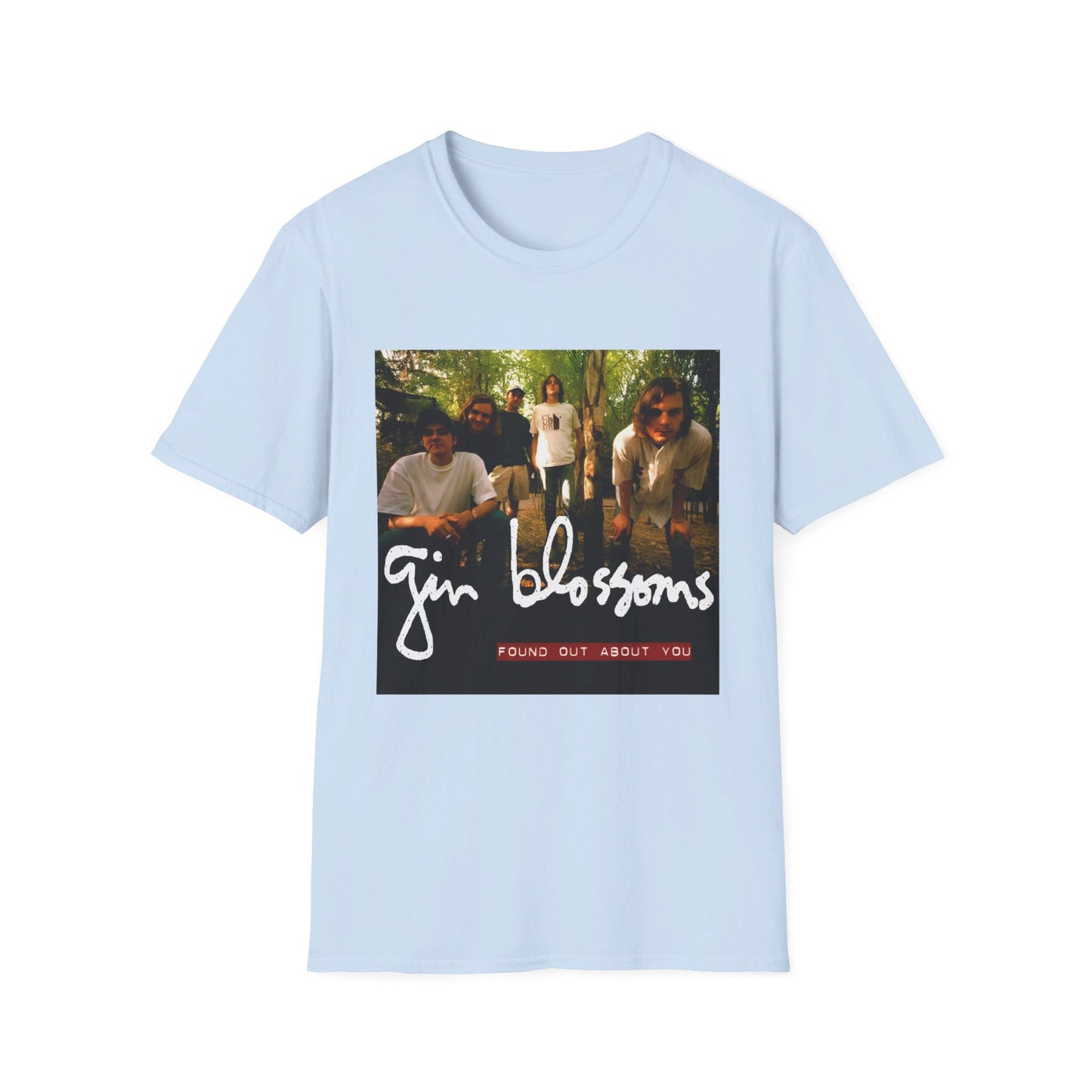 gin blossoms 1989 found out about you single tshirt