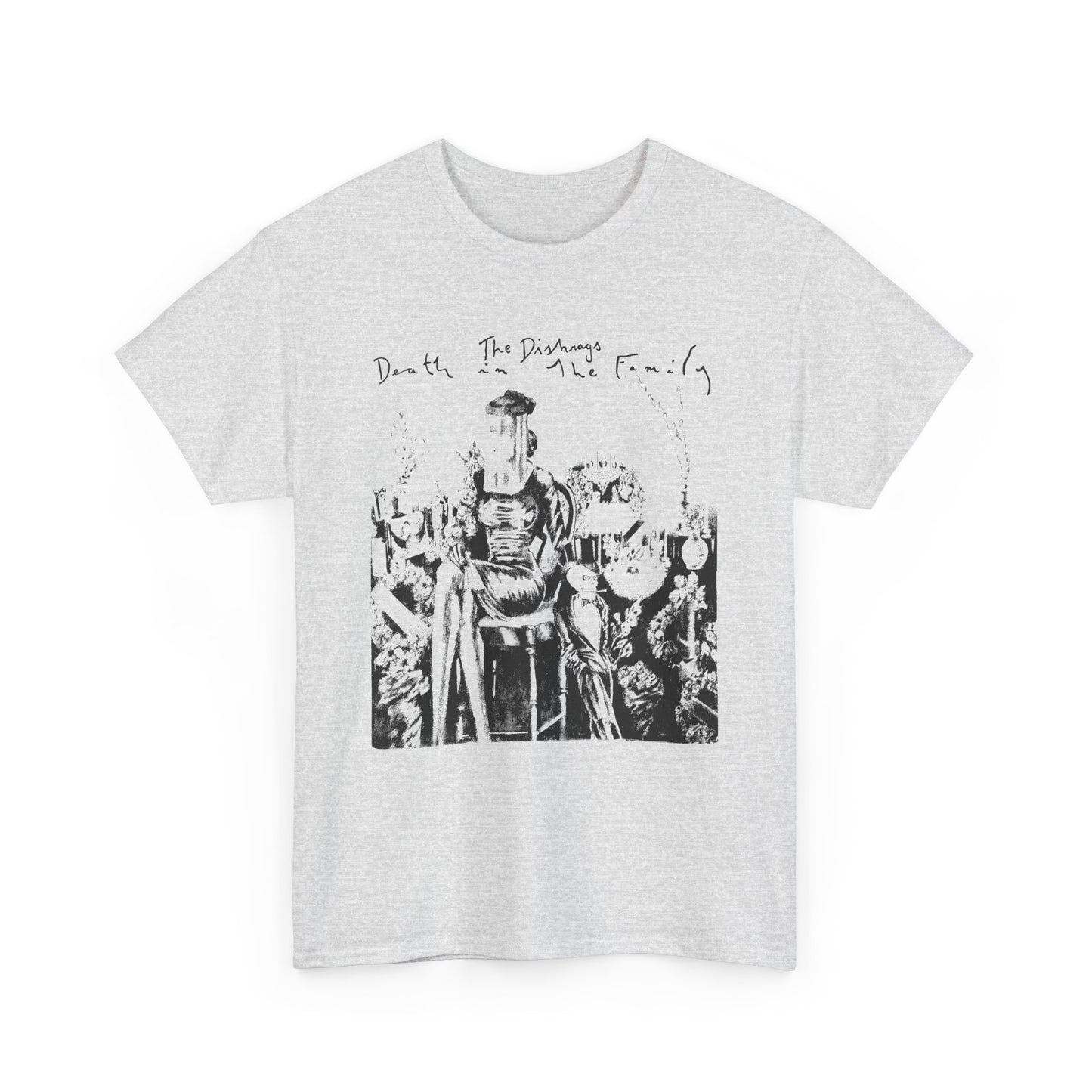 1980 album death in the family by the dishrags punk band stretched graphic tshirt