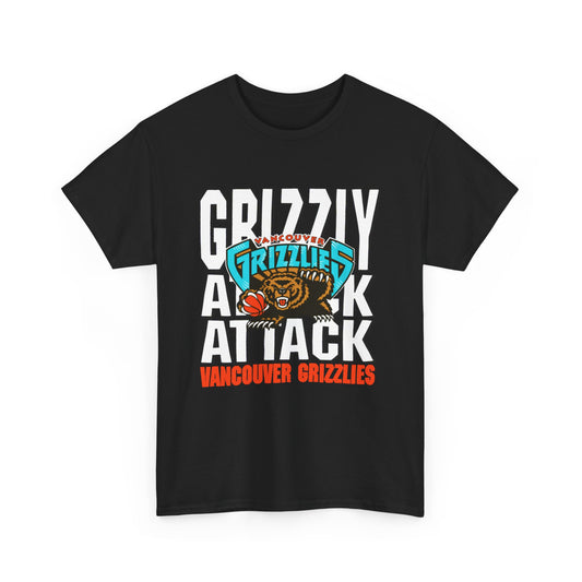 vintage vancouver grizzlies reproduction tshirt