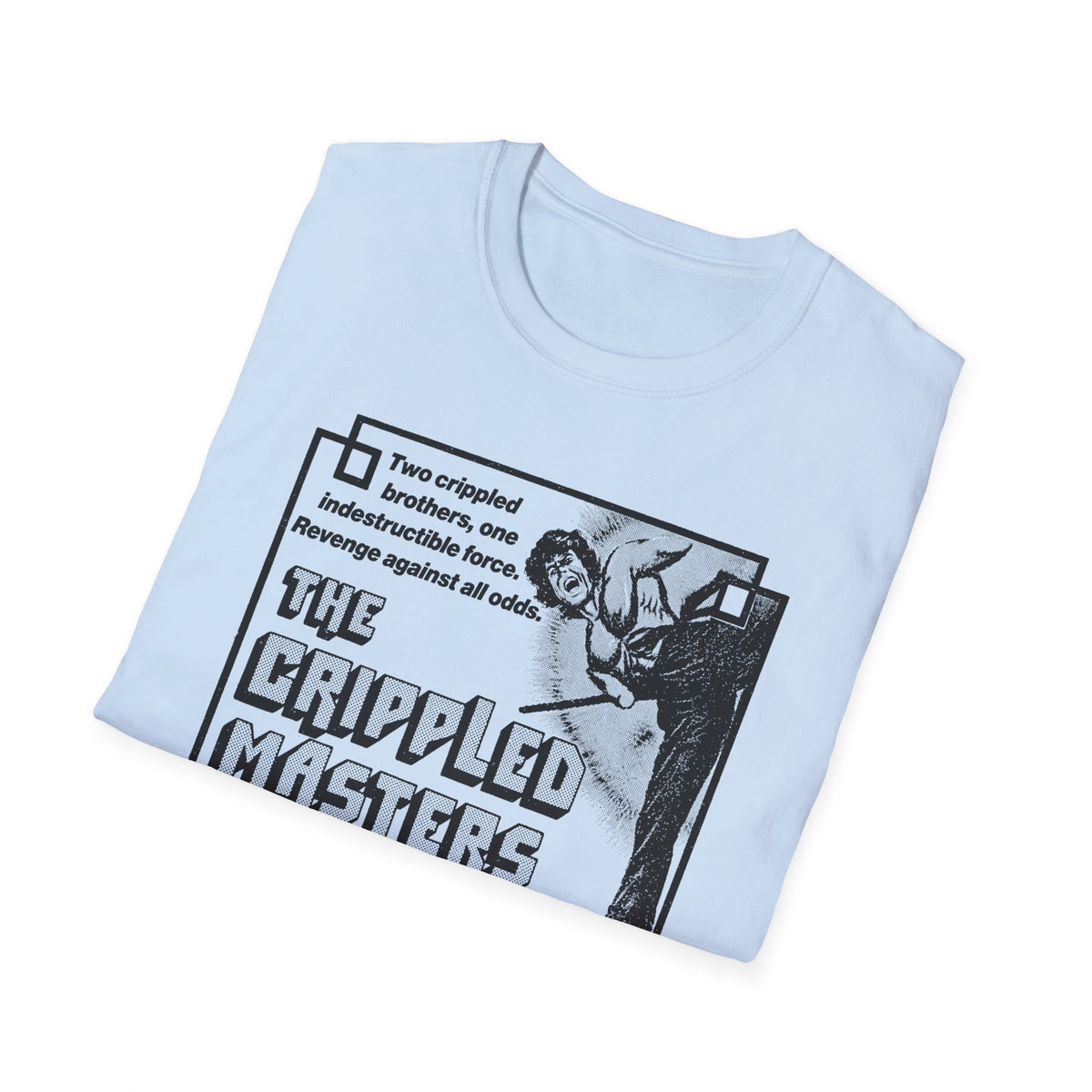 1979 hong kong martial arts film the crippled masters newspaper advertisement tshirt