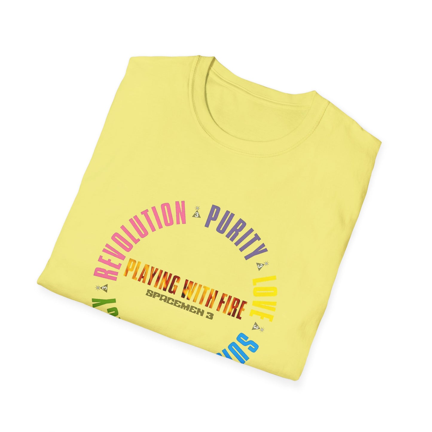 spacemen 3 1989 playing with fire album cover tshirt