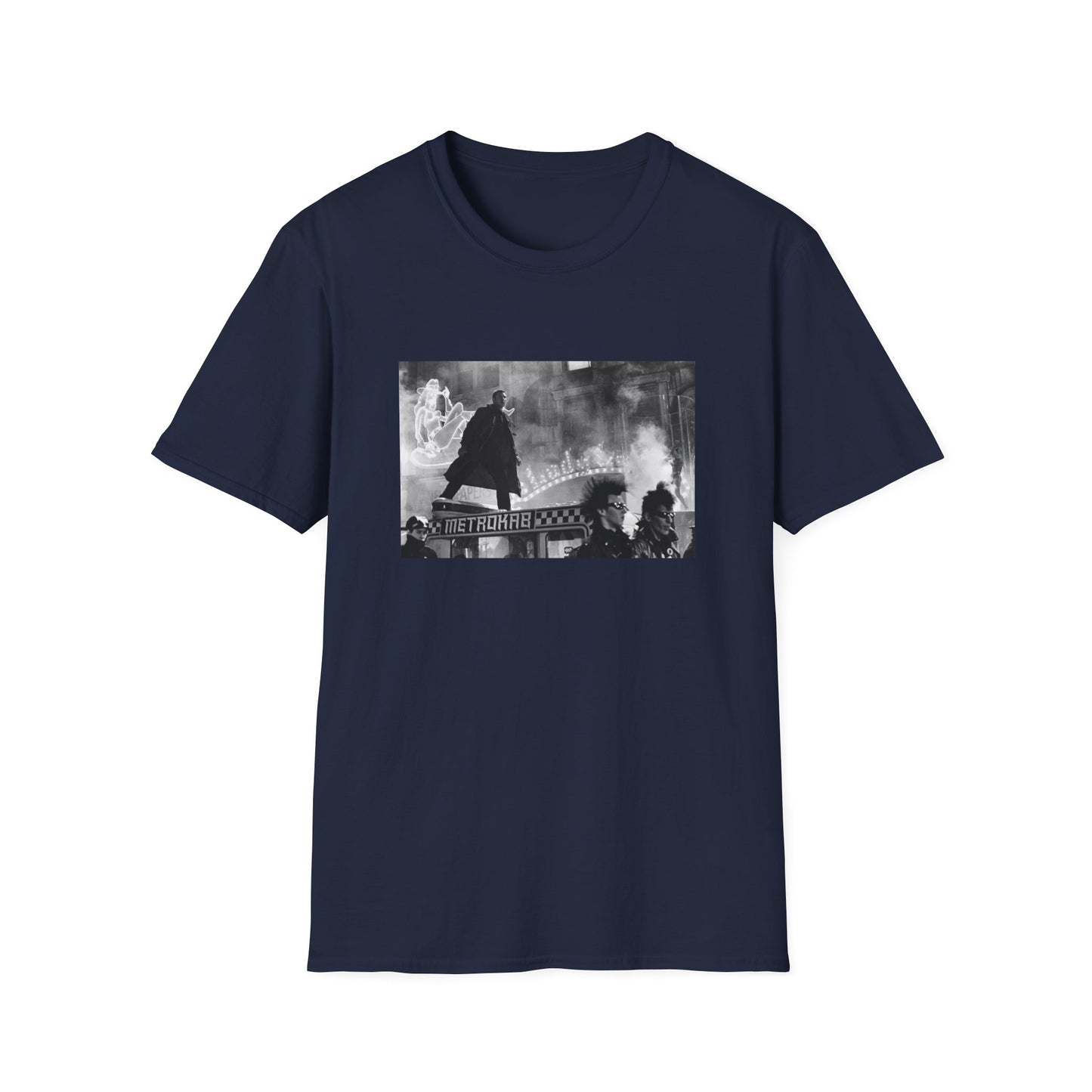 1982 movie blade runner deckard's on a metrokab tshirt