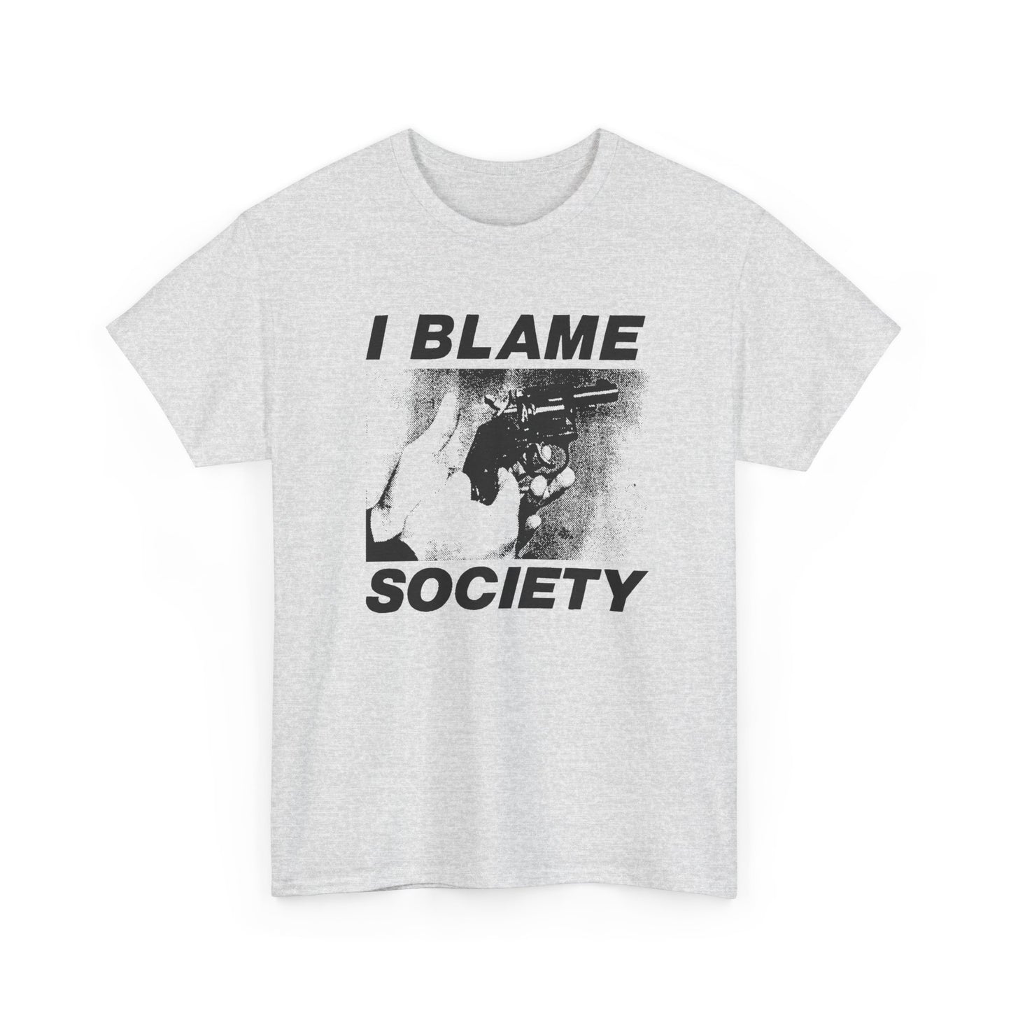 the totally f**cked up i blame society custom reproduction tshirt