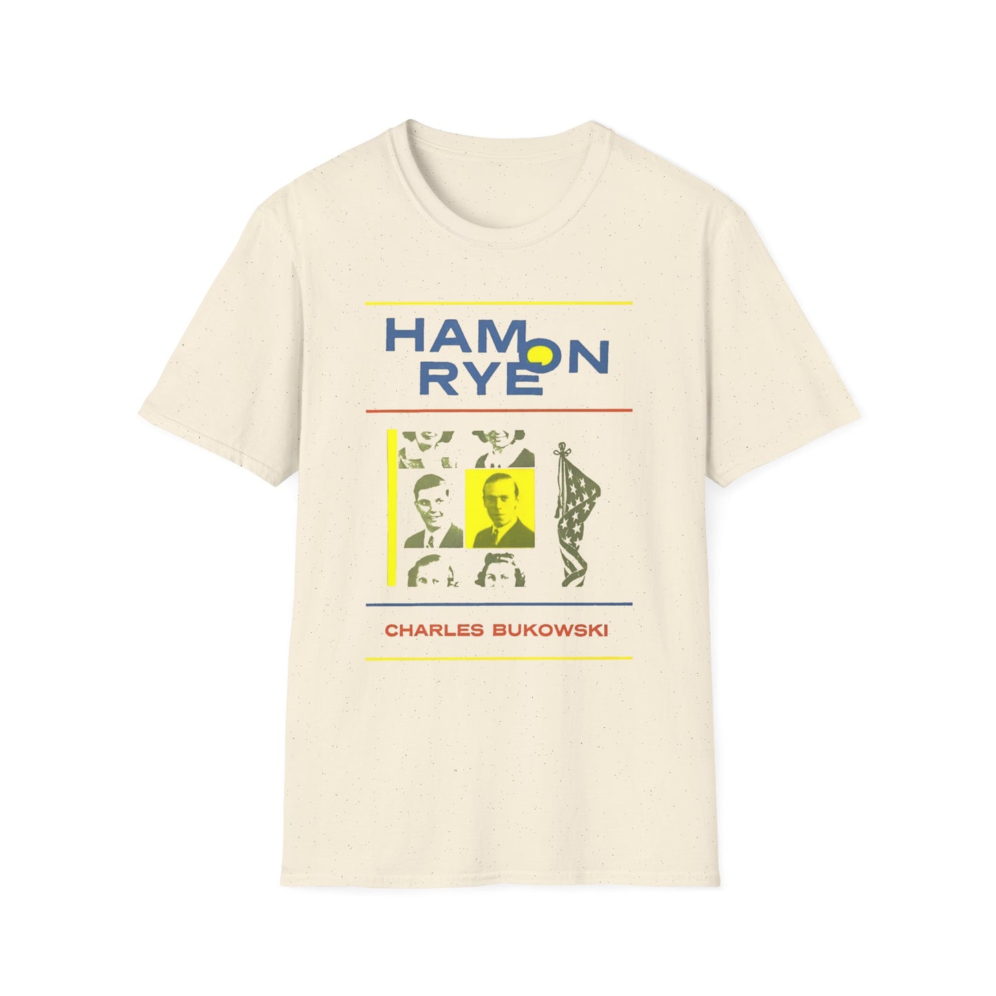 ham on rye novel by charles bukowski book cover tshirt