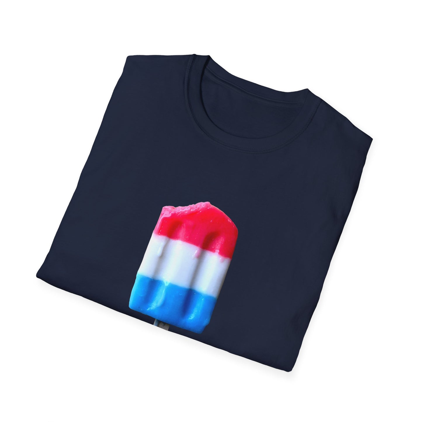 classic red white blue popsicle tshirt