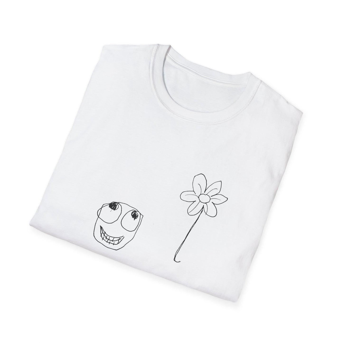 original drawing happy little guy tshirt