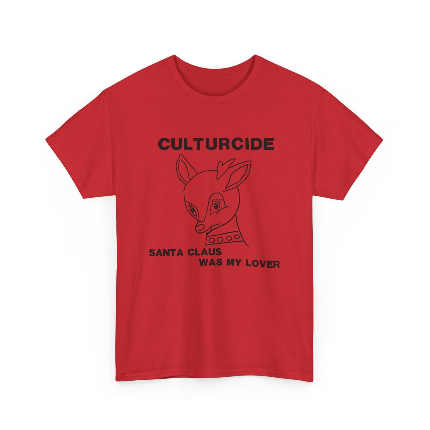 undated outsider music cultureside album santa claus was my lover reproduction tshirt