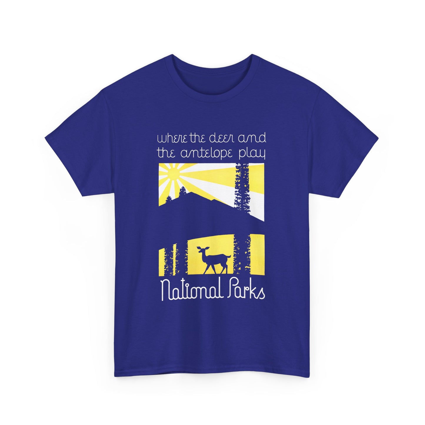 american vintage national parks poster reproduction tshirt