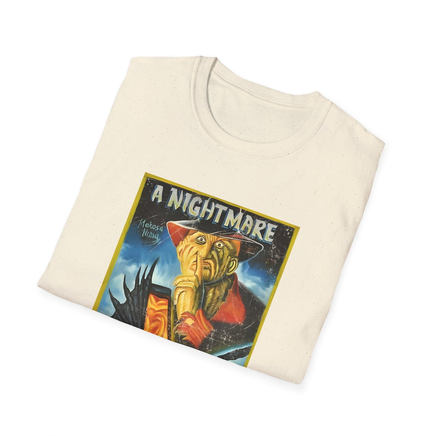a nightmare on elm street 1984 ghanaian movie poster tshirt